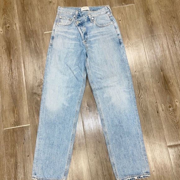 NWOT Agolde Criss Cross Upsized Jean in Suburbia - Picture 7 of 13